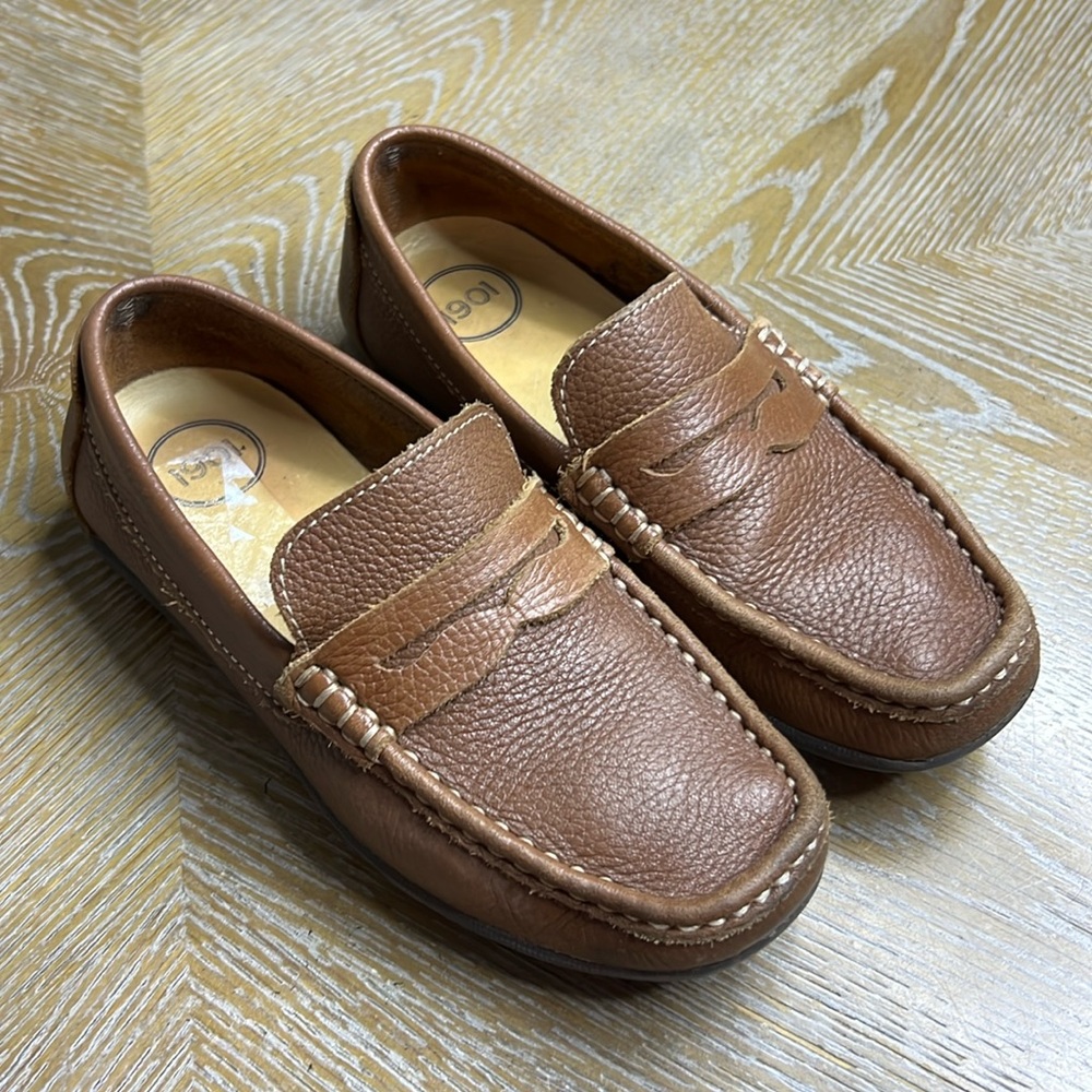 1901 Brown Little Boy Loafers 31